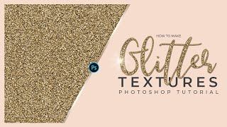 GLITTER PHOTOSHOP TUTORIAL Basic Glitter Texture [upl. by Sheehan]