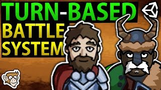 Simple TurnBased RPG Battle System Unity Tutorial [upl. by Candide]