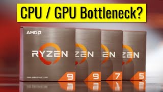 CPUGPU Bottleneck Tested Ryzen 5600X vs 5800X vs 5900X vs 5950X [upl. by Ettevets]