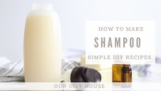 How to Make All Natural Shampoo  Simple Recipe using Essential Oils [upl. by Roscoe]