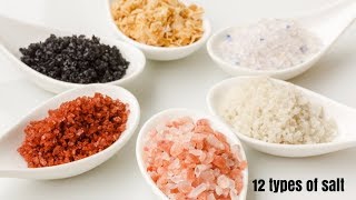 Know the 12 TYPES OF SALT and each uses [upl. by Meek]