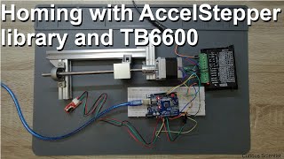 Homing with the AccelStepper library and a limit switch [upl. by Niveg]