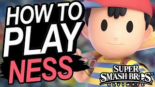 How To Play Ness In Smash Ultimate [upl. by Maurey]