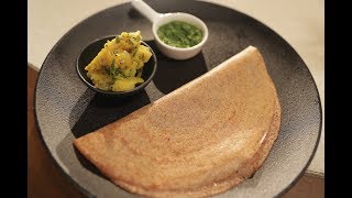 Ragi Masala Dosa  Family Food Tales with Mrs Alyona Kapoor  Sanjeev Kapoor Khazana [upl. by Brandon]