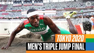 Mens Triple Jump Final  Tokyo Replays [upl. by Ahsekam755]