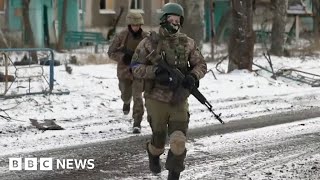 Ukraine frontline fighting Russian forces attack Vuhledar  BBC News [upl. by Leunamesoj]