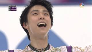 Yuzuru HANYU  NHK Trophy 2015  LP NBC [upl. by Eniretac]