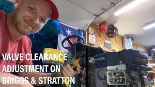 How to Adjust Valves on Briggs amp Stratton Engine THE CORRECT WAY [upl. by Singer]