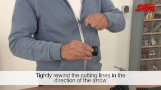 How to rewind the spool of a strimmer [upl. by Mcfadden]