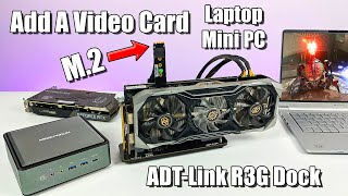 Add A Graphics Card To Your Laptop Or Mini PC With This M2 GPU Dock [upl. by Dagnah537]