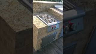 Blaze Outdoor Griddle in Outdoor kitchen [upl. by Enilrad]