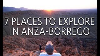 7 Places to Explore in AnzaBorrego Desert State Park [upl. by Gonsalve]