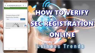 How to Verify SEC Registration Permit Online feat J Store Innovation Worldwide [upl. by Grete45]