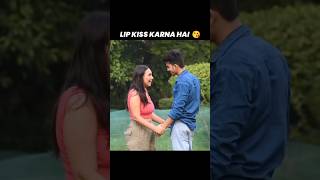 Ritika ko lipps pe kiss 😘ritika subhash reels couplegoals lovestorytruelove romantic shorts [upl. by Rhody380]