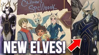 ALL Elven Types Revealed  NEW Dragons The Dragon Prince Callums Spellbook Lore Analysis [upl. by Assele]