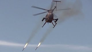 MD 530F Cayuse Warrior Attack Helicopter In Action [upl. by Marek482]