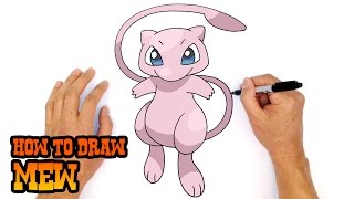 How to Draw Pokemon  Mew [upl. by Yssirhc711]