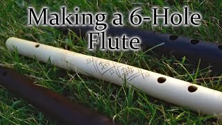 How to make a wooden flute [upl. by Persson]