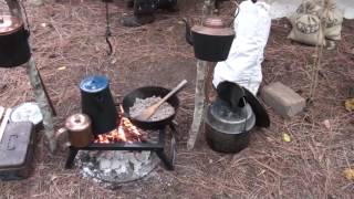 Champoeg Living History Fur Trappers Encampment 2016 [upl. by Nerrad414]