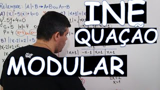 FUNÇÃO MODULAR  INEQUAÇÕES MODULARES [upl. by Chapen]