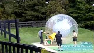 What is zorbing Rotorua New Zealand Zorbing [upl. by Asina]