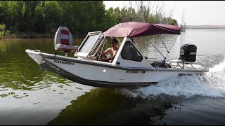 MY NEW RIVER JET BOAT  Wooldridge Alaskan Fishing Montana [upl. by Wootten]