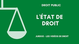 LEtat de droit [upl. by Sergo]