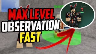 MAX LEVEL OBSERVATION HAKI IN ONE DAY  BLOX PIECE [upl. by Valiant]