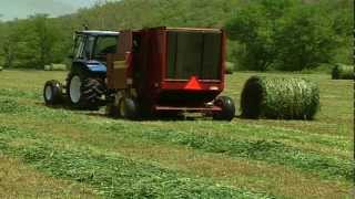 Round Bale Silage [upl. by Nennerb]