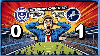 Alternative comment  Portsmouth 0 vs Millwall 1 [upl. by Idnem117]