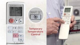 How To Use A Mitsubishi Air Conditioner Remote Control Guide [upl. by Naomi]