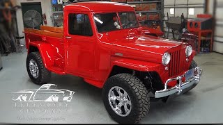 LEGENDARY 1948 WILLYS PICKUP BUILD PART 13 THE REVEAL [upl. by Bridge]