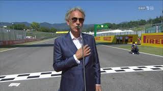 National Anthem of Italy performed by Andrea Bocelli  F1 2020 Tuscan GP [upl. by Amian849]