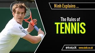 The Rules of Tennis  EXPLAINED [upl. by Relyhs822]