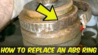 ABS Reluctor Ring Replacement  How To  BMW 3 Series [upl. by Nytsirhc462]