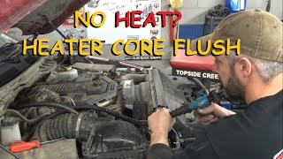 Flushing A Heater Core [upl. by Miarzim]