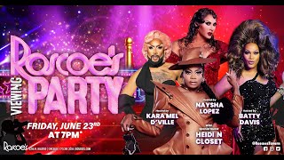 Heidi N Closet  Roscoes RuPauls Drag Race All Stars 8 Viewing Party [upl. by Airpac58]