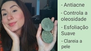 COMO FAZER SABONETE DE ARGILA VERDE l DIY [upl. by Drallim40]