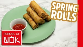 Simple and Tasty Pork Spring Rolls Recipe [upl. by Eachelle]