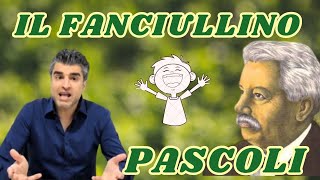 Giovanni Pascoli Il Fanciullino Maturità [upl. by Annehcu]