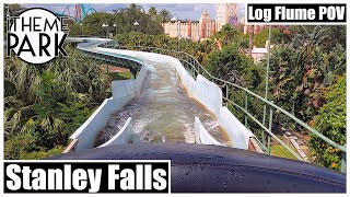 Stanley Falls 4K Complete POV Ride Through Log Flume at Busch Gardens Tampa [upl. by Ajroj95]