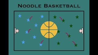 Phys Ed Game  Noodle Basketball [upl. by Notnats575]