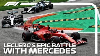 Leclercs Epic Battle With Mercedes 2019 Italian Grand Prix [upl. by Cormick]