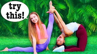 100 GYMNASTICS DARES IN 1 HOUR [upl. by Gaughan]