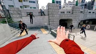 YAKUZA ESCAPE Japan Parkour POV Chase [upl. by Goulet]