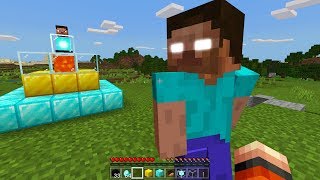 How to spawn herobrine in minecraft pe 100 works [upl. by Flann36]