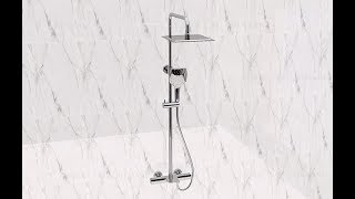 How to install the thermostatic shower mixer set [upl. by Ikaz]