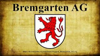 Bremgarten AG [upl. by Enyalb]