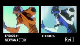 Evangelion episodes 5 and 14 comparison [upl. by Leinadnhoj493]