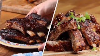 How To Make 5 Deliciously Marinated Rib Recipes • Tasty [upl. by Attayek]